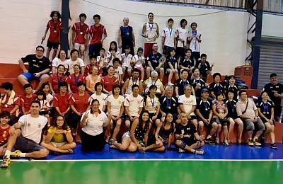 foto participantes do 1 regional badminton 400