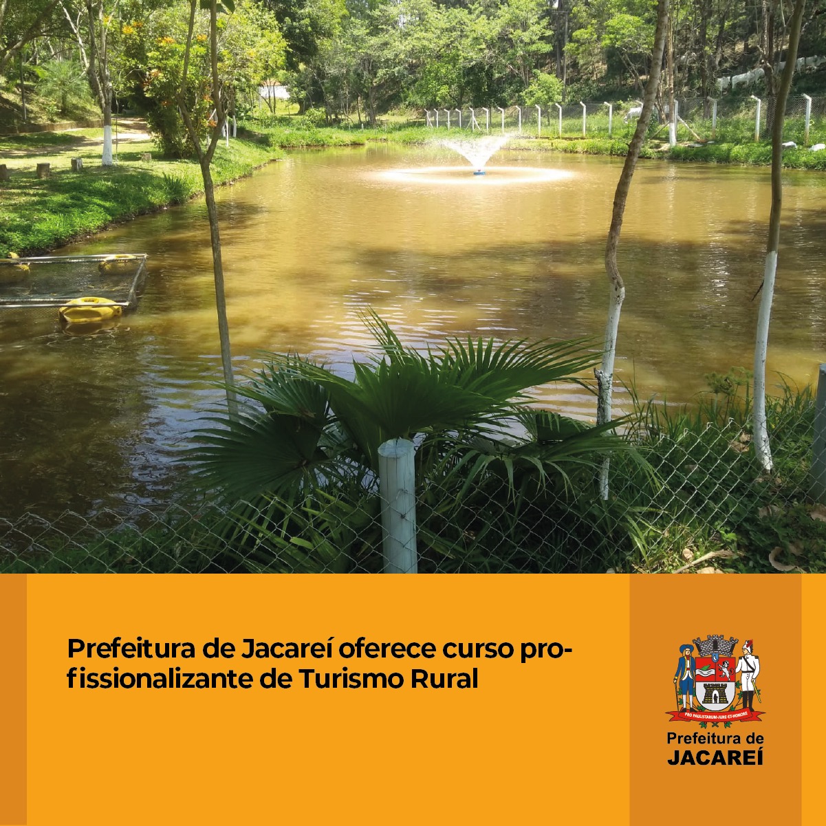 Prefeitura de Jacareí oferece curso profissionalizante de Turismo Rural