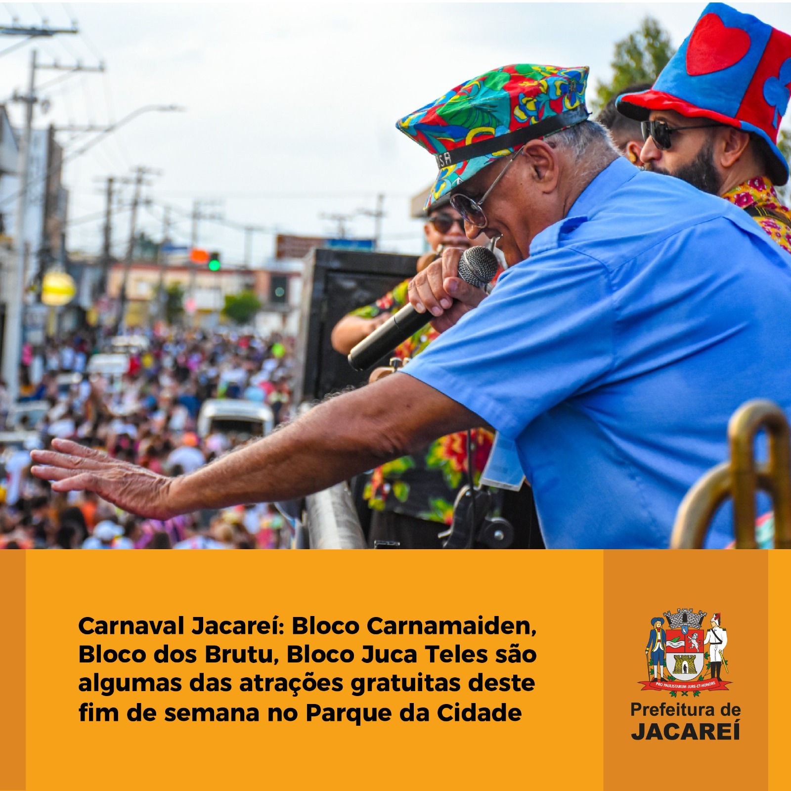 Carnaval Jacareí Bloco Carnamaiden, Bloco dos Brutu, Bloco Juca Teles